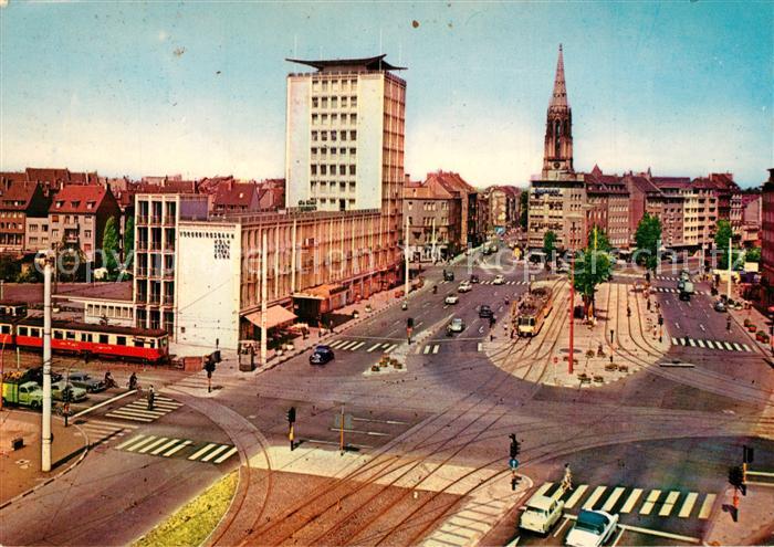 Koeln Rhein Bahnhof der Vorgebirgsbahn am Barbarossaplatz