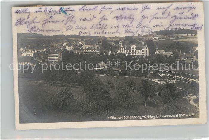 Schoemberg Schwarzwald Panorama