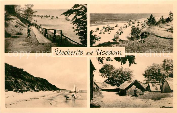 ueckeritz Usedom Panorama Kueste Strand