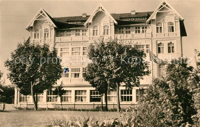 Ahlbeck Ostseebad FDGB Erholungsheim Philipp Mueller