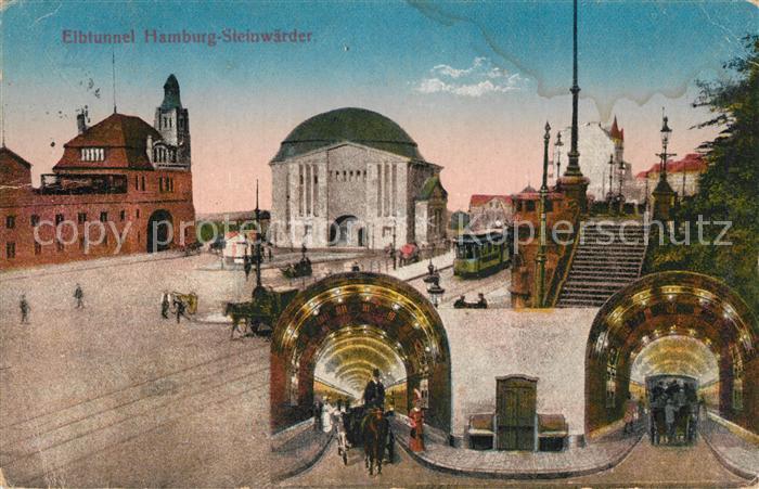 Steinwerder Hamburg Elbtunnel