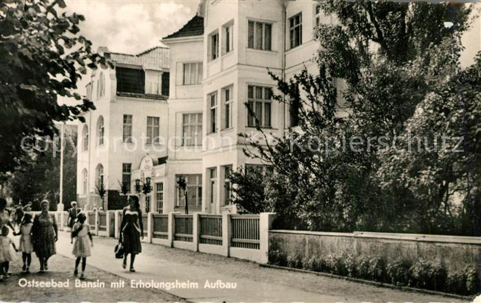 Bansin Ostseebad Erholungsheim Aufbau