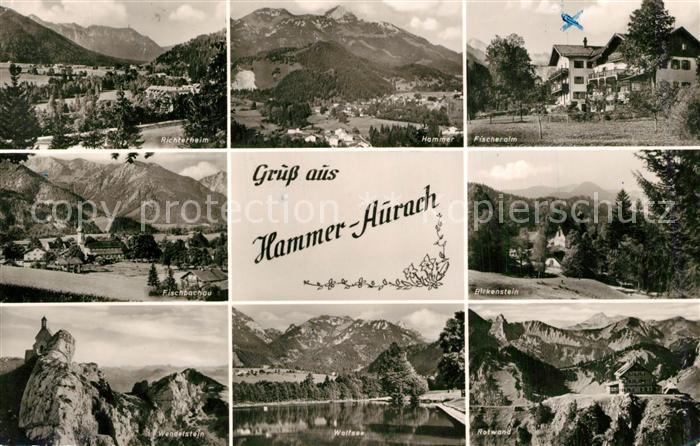 Aurach Hammer Landschaftspanorama Fischeralm Wendelstein Wolfsee Rotwand Bayeris