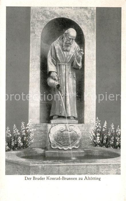 Altoetting Bruder Konrad Brunnen