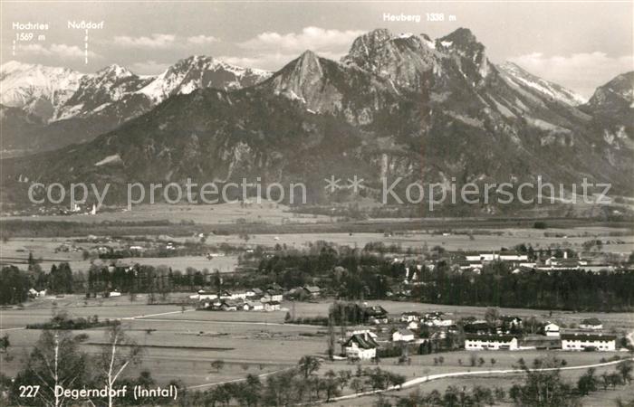 Degerndorf Inn Panorama Inntal Bayerische Alpen