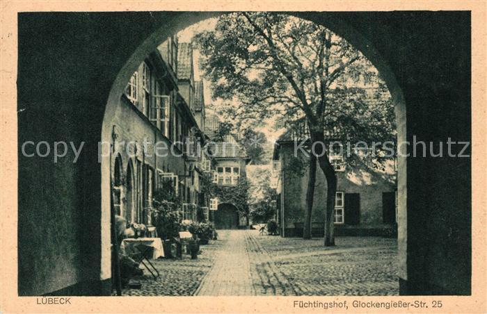 LueBECK  CITY Fuechtingshof Torbogen