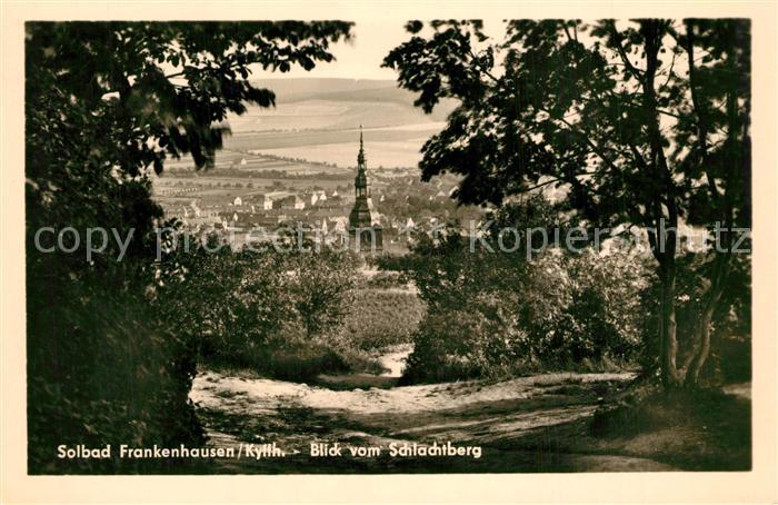 Bad Frankenhausen Blick vom Schlachtberg