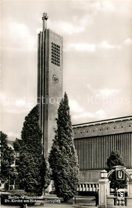 Wilmersdorf Berlin Evangelische Kirche am Hohenzollernplatz