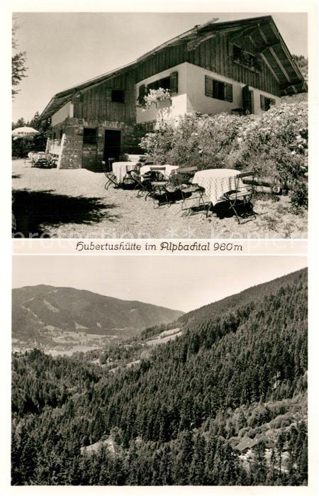 Tegernsee Bayern Hubertushuette Alpbachtal Landschaftspanorama