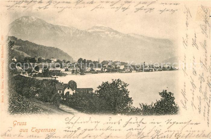 Tegernsee Bayern Panorama Alpen