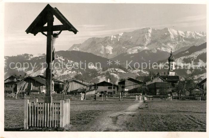 GARMISCH-PARTENKIRCHEN Bayern Marterl Wettersteingebirge