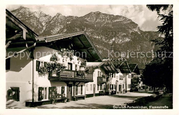 GARMISCH-PARTENKIRCHEN Bayern Klammstrasse Alpen