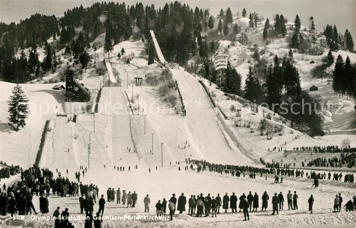 GARMISCH-PARTENKIRCHEN Bayern Olympia Skistadion Skisprungschanze