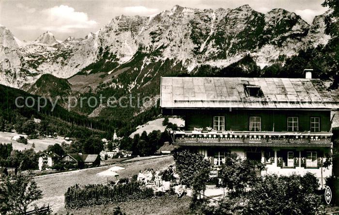 Ramsau Berchtesgaden Gaestehaus Pension Haus Weidmannsruh Alpenblick