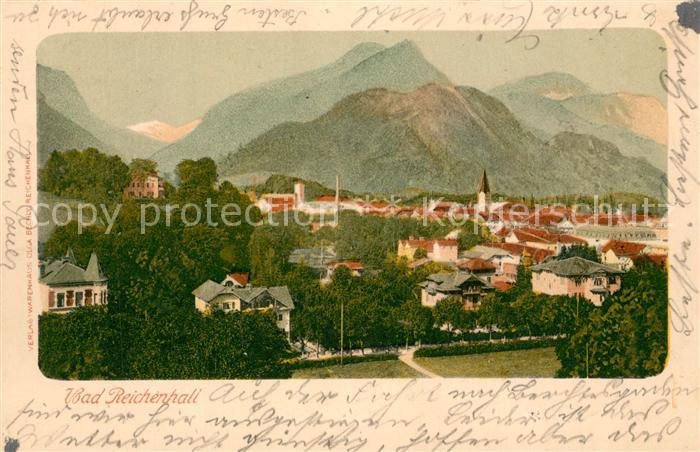 Bad Reichenhall Stadtpanorama Alpen
