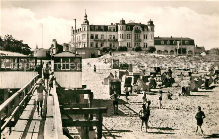 Zinnowitz Ostseebad Strand Seebruecke Ferienheim Glueck auf