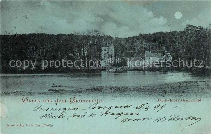Grunewald Berlin Jagdschloss Deutsche Reichspost