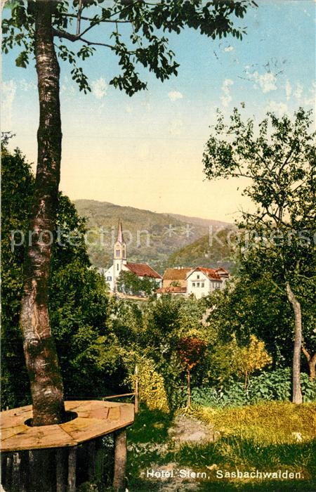 Sasbachwalden Achern Ortenaukreis BW Hotel Stern Kirche