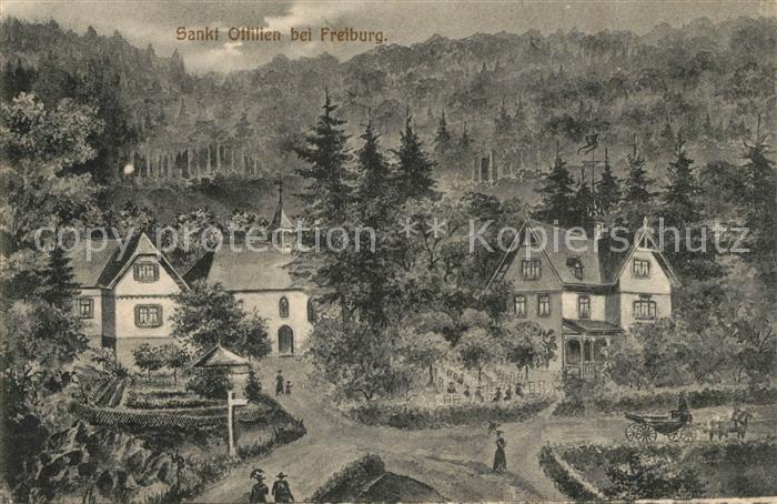 St Ottilien Freiburg Kirche Ortspanorama