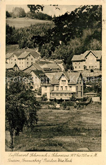 Schonach Schwarzwald Pension Sommerberg