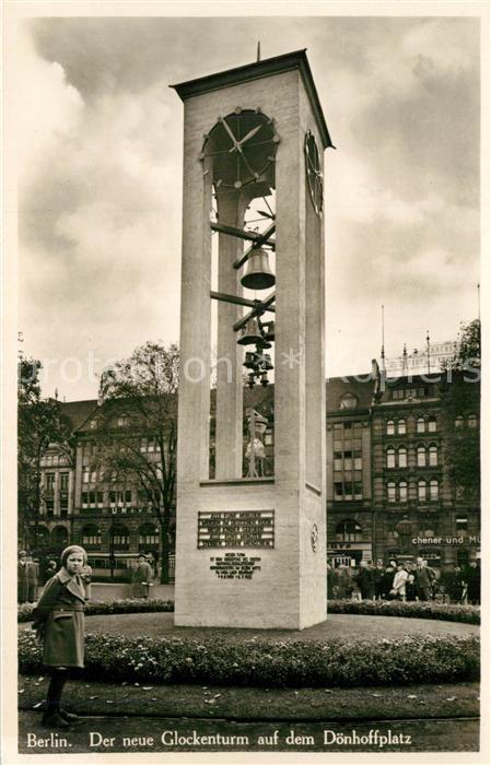 BERLIN  CITY Neuer Glockenturm Doenhoffplatz