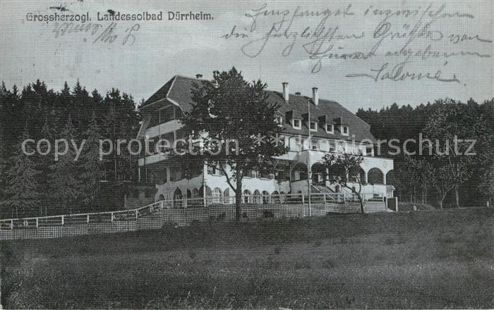 Duerrheim Bad Grossherzogliches Landessolbad Badehaus