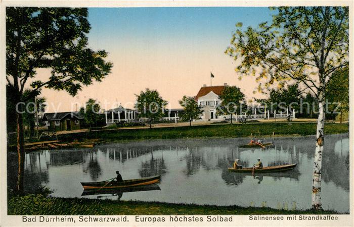 Bad Duerrheim Salinensee Strandkaffee