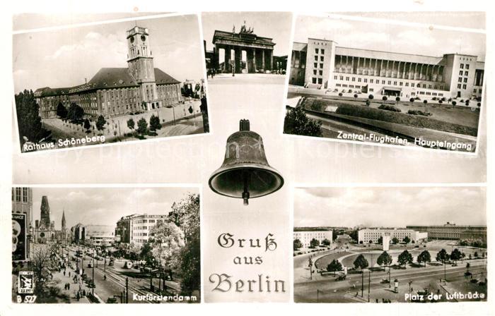 BERLIN  CITY Rathaus Schoeneberg Zentral Flughafen Haupteingang
