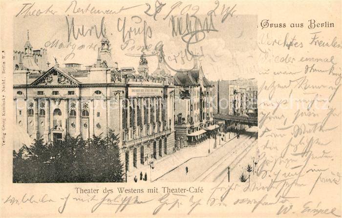 BERLIN  CITY Theater des Westens Theater Cafe