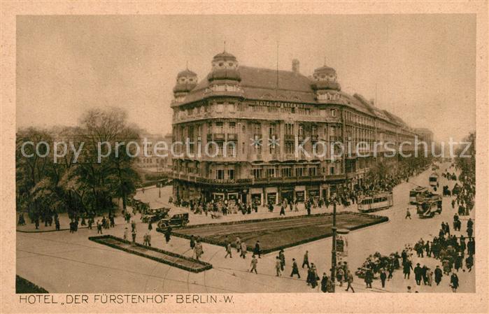 BERLIN  CITY Hotel Fuerstenhof Fassade