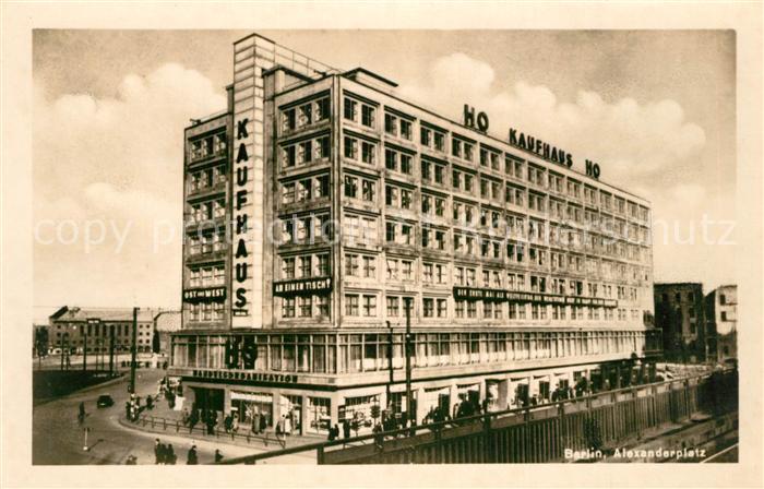 BERLIN  CITY Alexanderplatz HO Kaufhaus