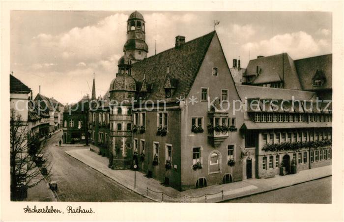 Aschersleben Sachsen-Anhalt Rathaus