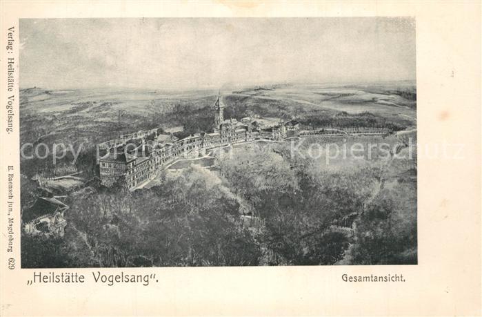 Vogelsang Gommern Heilstaette Fliegeraufnahme
