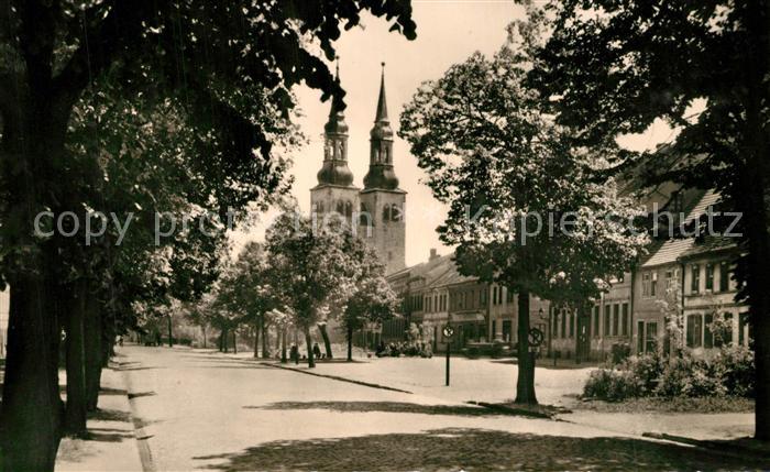 Schoenebeck Elbe Strasse der Thaelmann Pioniere Kirche