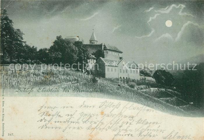 Gernsbach Schloss Eberstein Mondschein