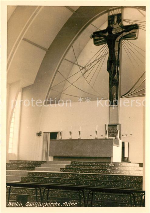 BERLIN  CITY Canisiuskirche Altar