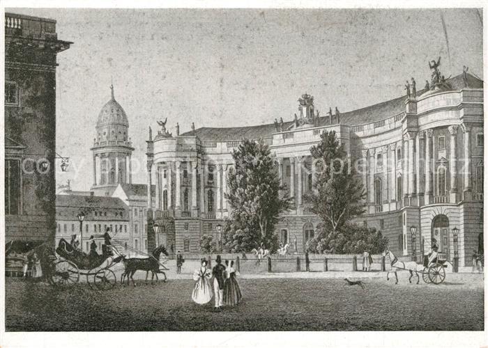 BERLIN  CITY Koenigliche Bibliothek nach einer Zeichnung von Hintze