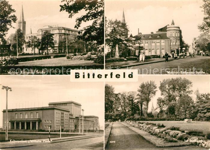 Bitterfeld Sachsen-Anhalt Walther Rathenau Strasse Kulturpalast Wilhelm Pieck St