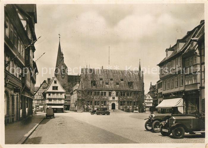 Quedlinburg Harz Marktplatz