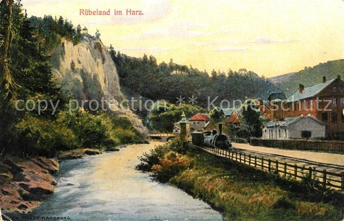 R?beland Harz mit Eisenbahn