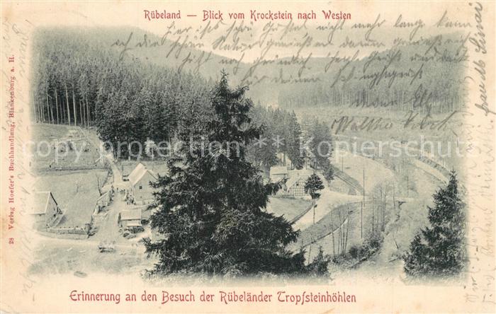 R?beland Harz Blick vom Krockstein Tropfsteinh?hlen