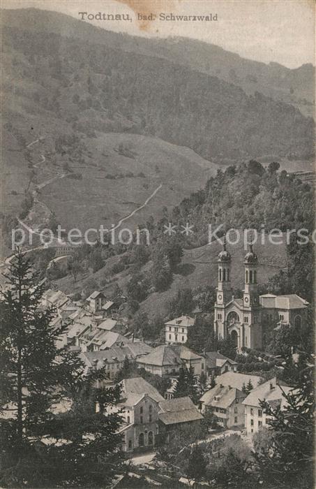 Todtnau Schwarzwald BW Kirchenpartie