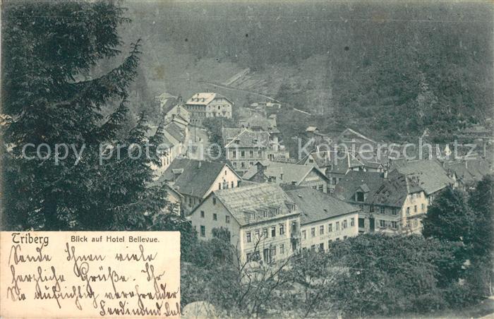Triberg Schwarzwald mit Hotel Bellevue