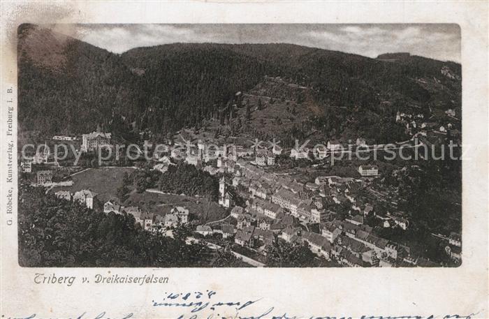 Triberg Schwarzwald Dreikaiserfelsen