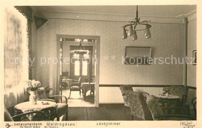 Waldrog?sen W?stenjerichow Genesungsheim Aufenthaltsraum