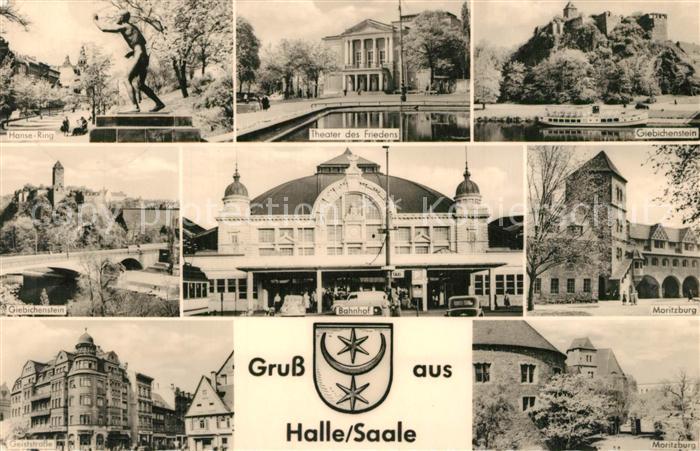 Halle Saale Hansering Giebichenstien Geiststrasse Moritzburg Bahnhof Theater des
