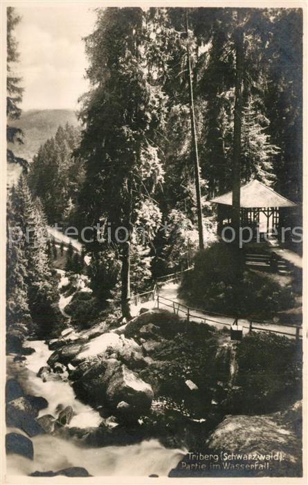 Triberg Schwarzwald am Wasserfall