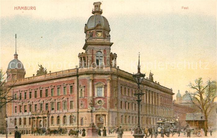 HAMBURG CITY Post Strassenbahn