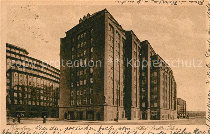 HAMBURG  CITY Albert Ballin-Haus