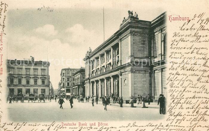 HAMBURG CITY Deutsche Bank und B?rse